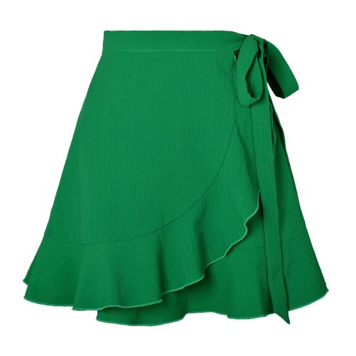 Lace Up High Waist Skirt in Skirts