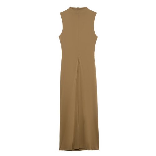 Elegant Pleated Decoration Slim Sheath Dress in Dresses
