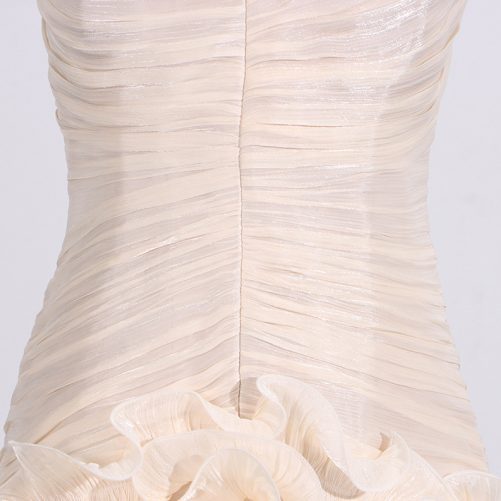 Off Neck Bandeau Slim Fit Slimming Three Dimensional Floral Hip Bandage Dress in Dresses