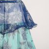 Halter Sleeveless Bohemian Retro Ruffled Dress in Dresses