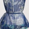 Halter Sleeveless Bohemian Retro Ruffled Dress in Dresses