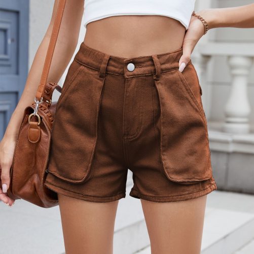 Elastic Waist Workwear Shorts in Shorts