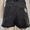 Slimming One Breasted Denim With Hole Shorts in Shorts
