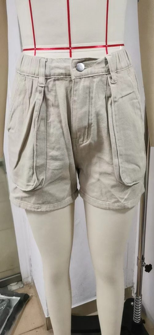 Elastic Waist Workwear Shorts in Shorts