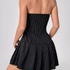 Sexy Pleated A Line Hip Dress in Dresses