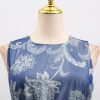 Halter Sleeveless Bohemian Retro Ruffled Dress in Dresses