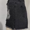 Slimming One Breasted Denim With Hole Shorts in Shorts