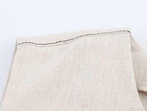 Single Breasted Linen Blended Mini Dress in Dresses