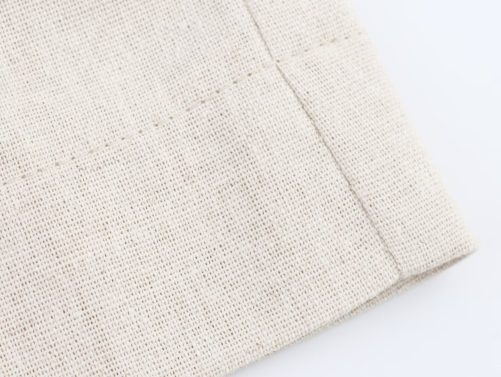 Single Breasted Linen Blended Mini Dress in Dresses
