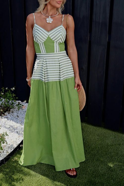 Sexy Backless Printed Cami Dress in Dresses
