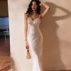 Floral Strap Slim Lace Edge Sexy Dress in Dresses