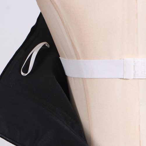 Elegant Black Irregular Asymmetric Design Sleeveless Dress in Dresses
