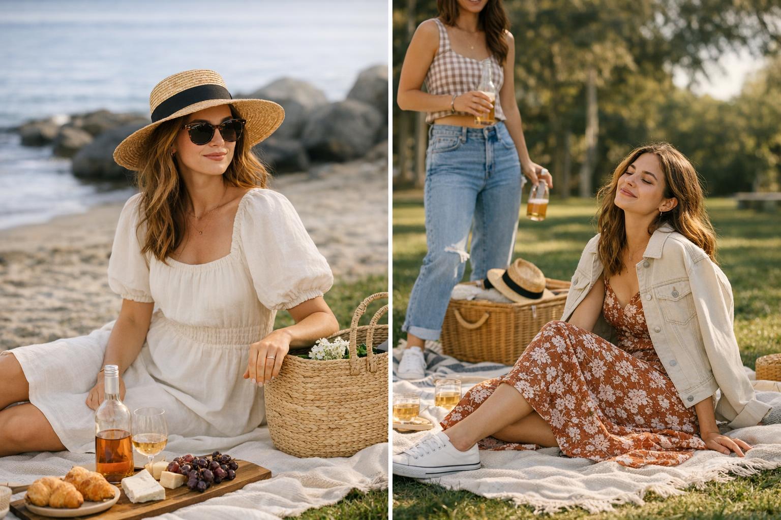 Cinematic Picnic Outfit Ideas with Polish, Comfort, and Ease