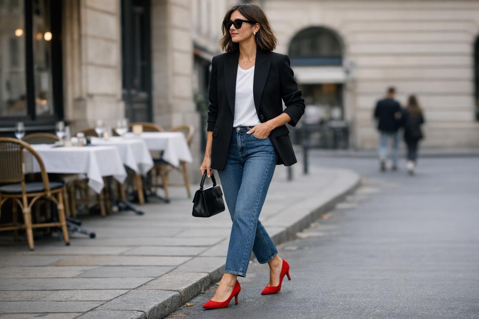 Modern Red Heels Outfit Ideas for Day-to-Night Polish