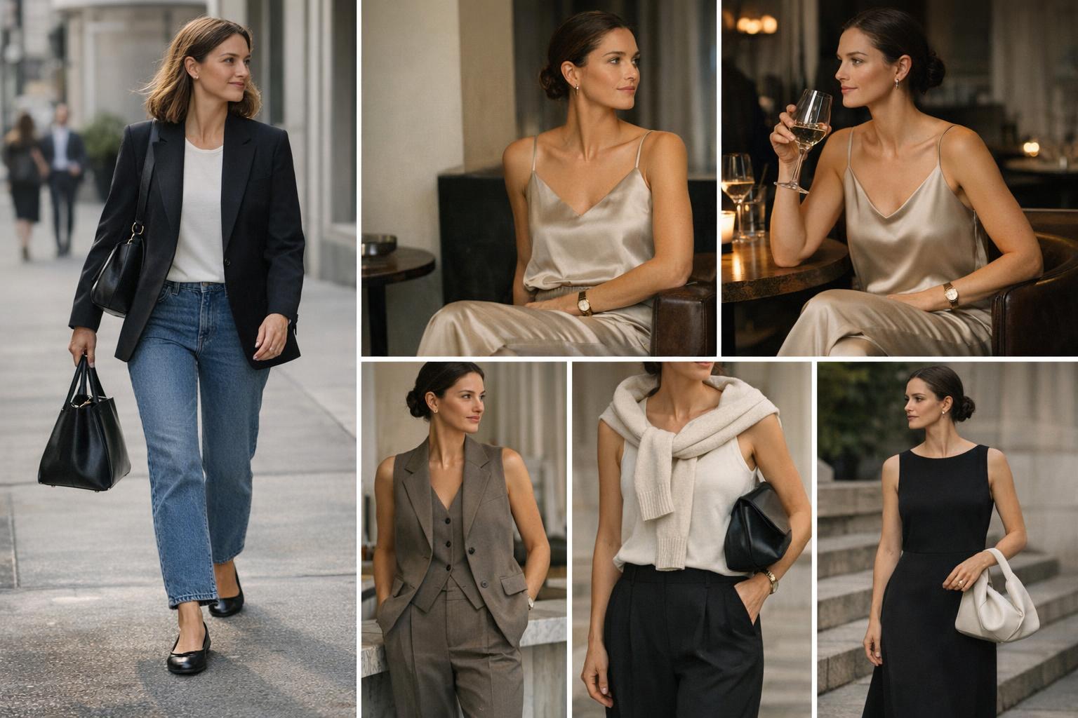 Quiet Luxury Outfits for a Monday-to-Saturday Wardrobe