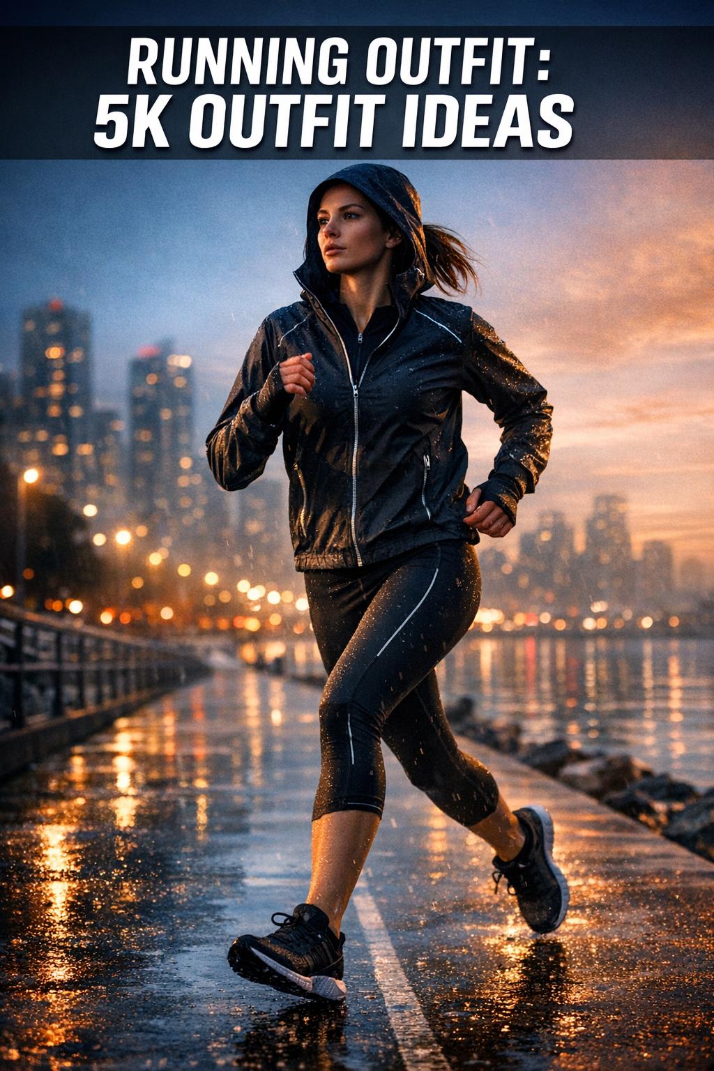 Runner wearing a breathable running outfit on a sunny city street during a morning workout