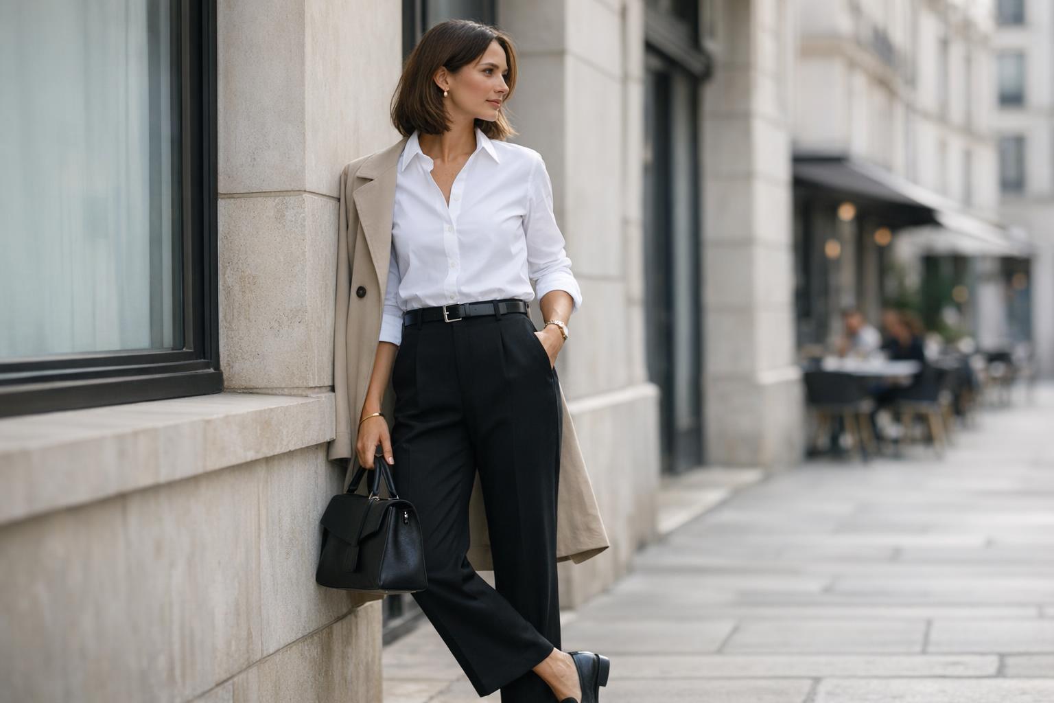The Modern Fitted Shirt Outfit: Polished Minimalism, Real Life