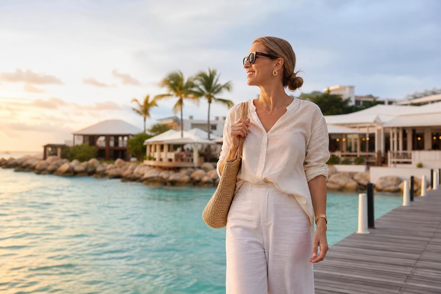 Aruba Vacation Outfits for Shore to Dinner
