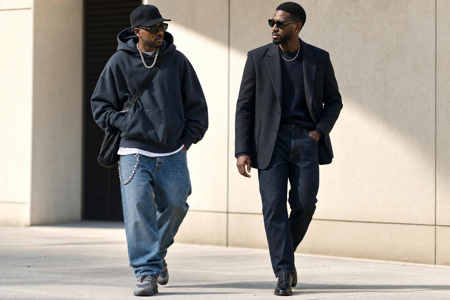 Streetwear Meets Tailoring in Modern Hiphop Style