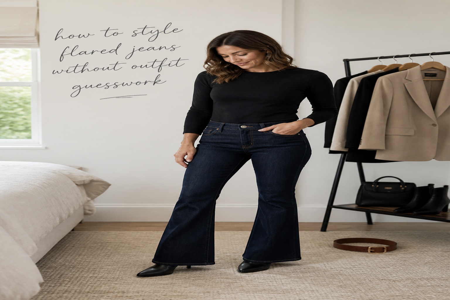 How to Style Flared Jeans Without the Guesswork