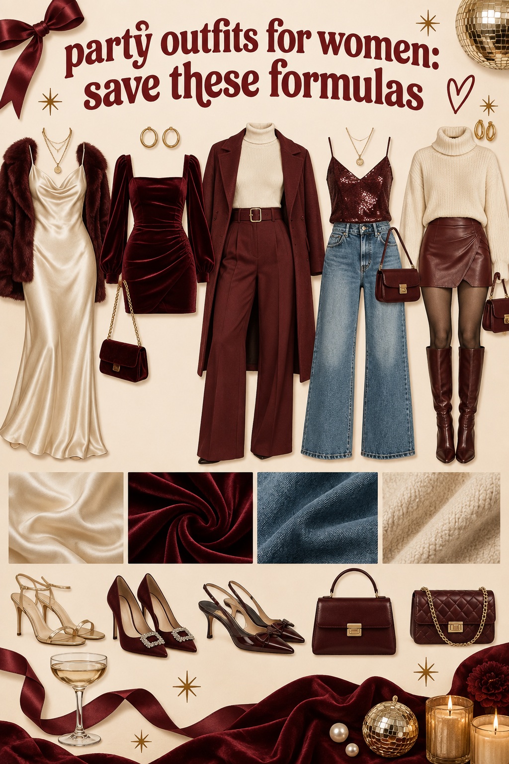 Tailored party suit look party outfits for women tailored blazer and trousers