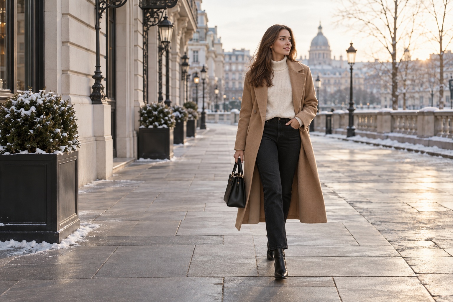 Black Jeans Outfit Winter: A 5-Look Capsule